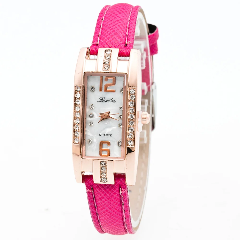 Susenstone женские часы с браслетом из страз брендовая люксовая дизайнерская мода повседневные женские кварцевые женские наручные часы Новые - Цвет: 2