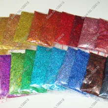 24 Голографический лазерный Цвета Сияющий 0,4 мм(1/6") 015 дюймов ногтей Блеск пыли порошок для ногтей книги по искусству DIY Блестки для рукоделия аксессуары