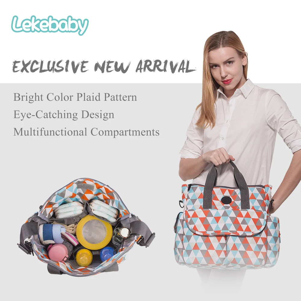 Lekebaby Мумия подгузник для беременных сумка негабаритная открывающаяся