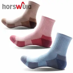 Horswula нейтральный носки для девочек для женщин мужчин красочные носки для спорта на открытом воздухе хлопок утолщаются трубки зима Прямая