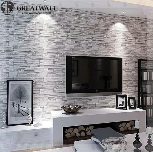 1pc 3d Brick Wallpaper Faux Brick Textured Effect Background Stickers For  Living Room Tv Backdrop Kitchen Bedroom Wall Decor - Tools & Home  Improvement - Temu