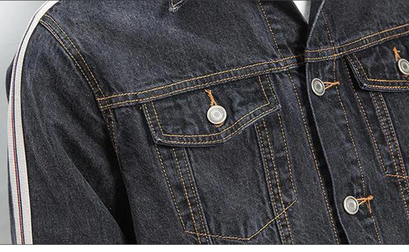 Denim Jacket Men 5Xl Hip Hop     (15)
