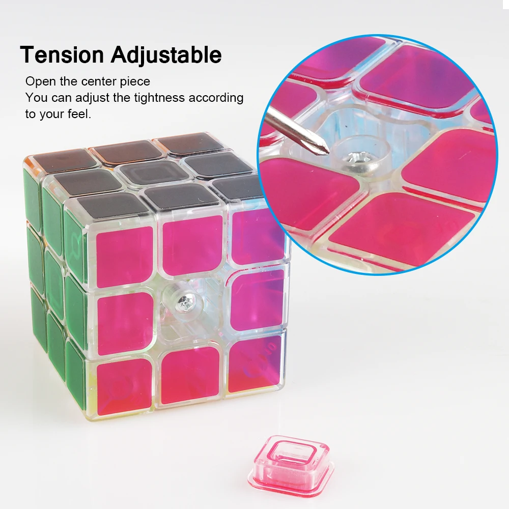 D-fantix Qiyi sail 3x3x3 кубик рубика Magic Cube Скорость головоломка 3 на 3 Пазлы игрушки(60 мм