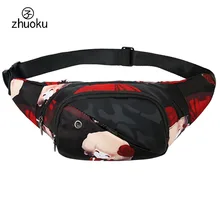 Женская поясная сумка для верховой езды, поясная сумка для женщин с принтом heuptas, нейлоновая Водонепроницаемая поясная сумка, фирменный дизайн, разъем для наушников Z409
