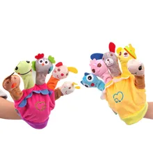 Горячая Распродажа кукольные перчатки с Кукла Плюшевая палец мультфильм куклы для кукольного театра родитель-ребенок взаимодействия палец перчатки игрушки для детей Подарки