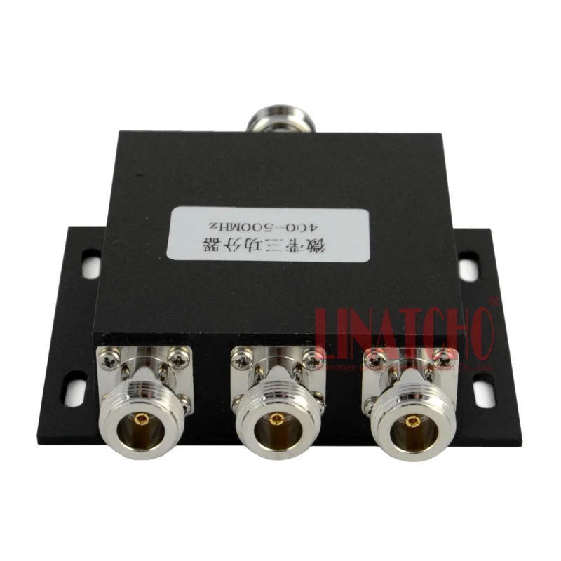 Free shipping 3 Way 450MHz Micro strip Power Splitter 400 500MHz UHF two way radio divider 4