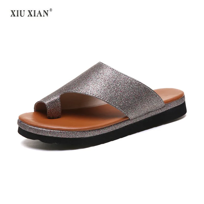 Shoe for Women Leisure Outdoor Sandals Mid heel Wedge Slip on Soft Bottom Comfortable Sandals 