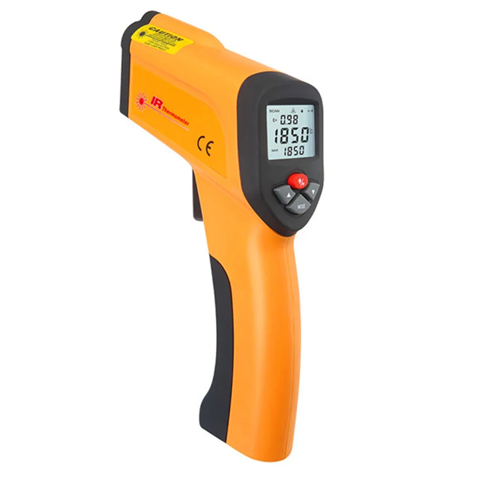 

HT-6898 Non-contact High Temperature Infrared Thermometer With Type K Input