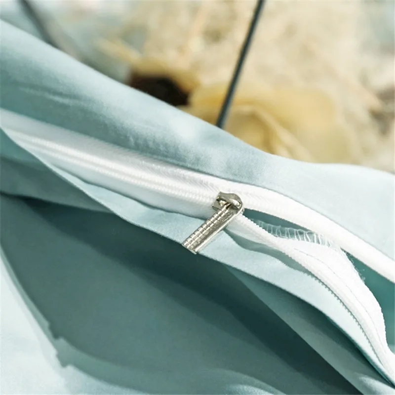 Waliicorners 60S Egypt Cotton Luxury 4/7pcs Bedding set Queen/King Size Embroidery style Bed set Duvet cover Bed linen Pillowcases 22 4g