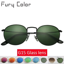 Высококачественные стеклянные линзы в стиле стимпанк, круглая металлическая оправа, солнцезащитные очки es для мужчин и женщин, роскошный дизайн, брендовые ретро очки для вождения, солнцезащитные очки gafas