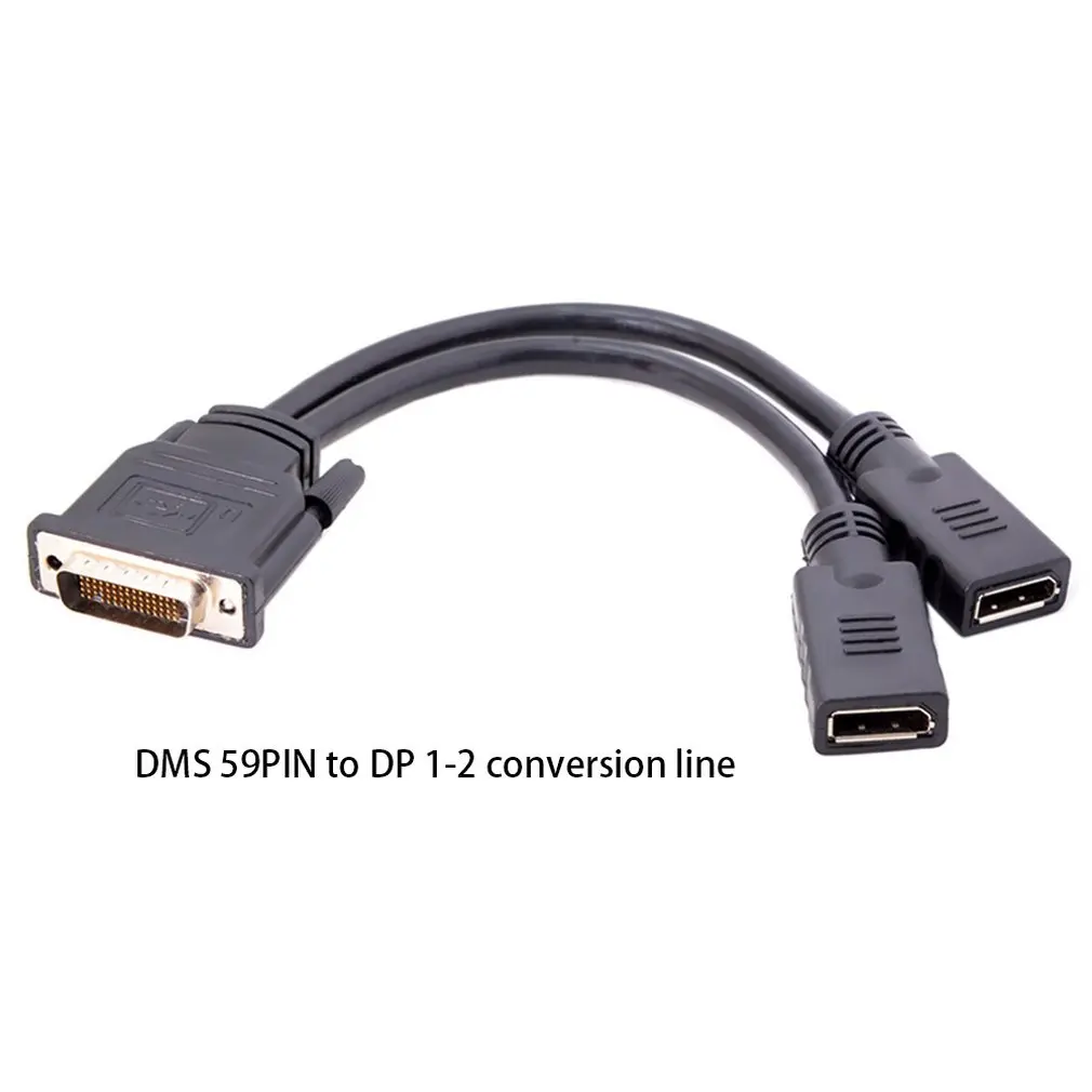 DMS-59Pin штекер в двойной Displayport Женский сплиттер удлинитель конвертер 59pin для ПК видеокарты