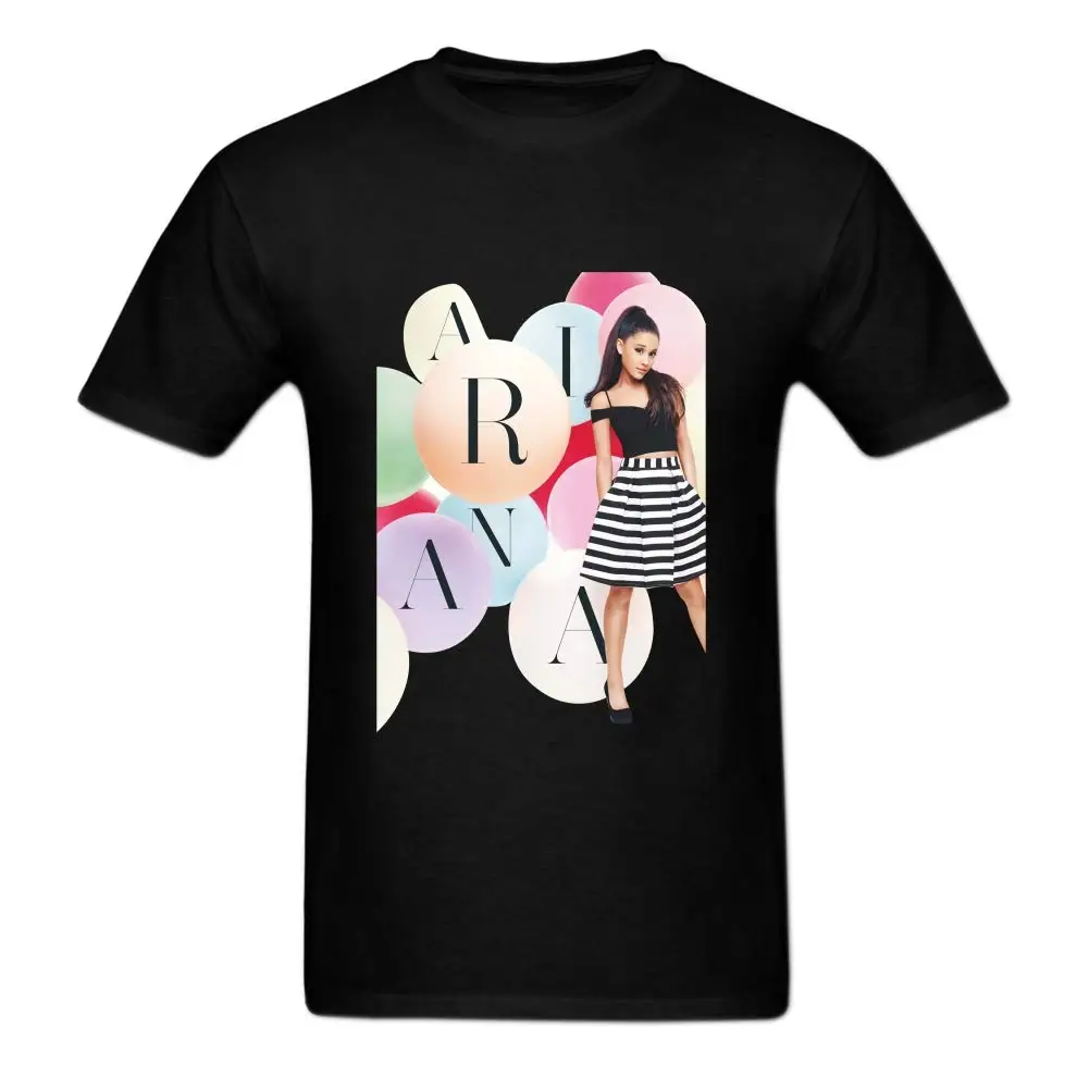Kimwei Men's Ariana Grande Printing DIY Tshirt Great Tee for Men New Fashion Mens Short Sleeve T Shirt Cotton T-Shirts |