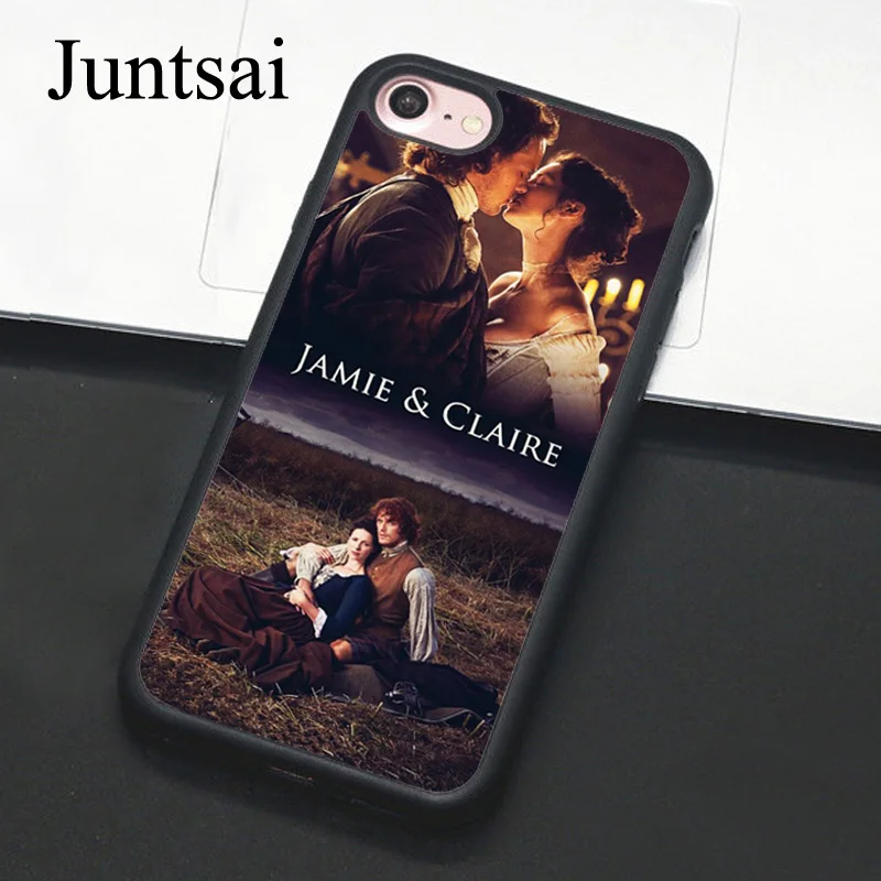 Juntsai outlander jamie and claire Case For Apple iPhone 8