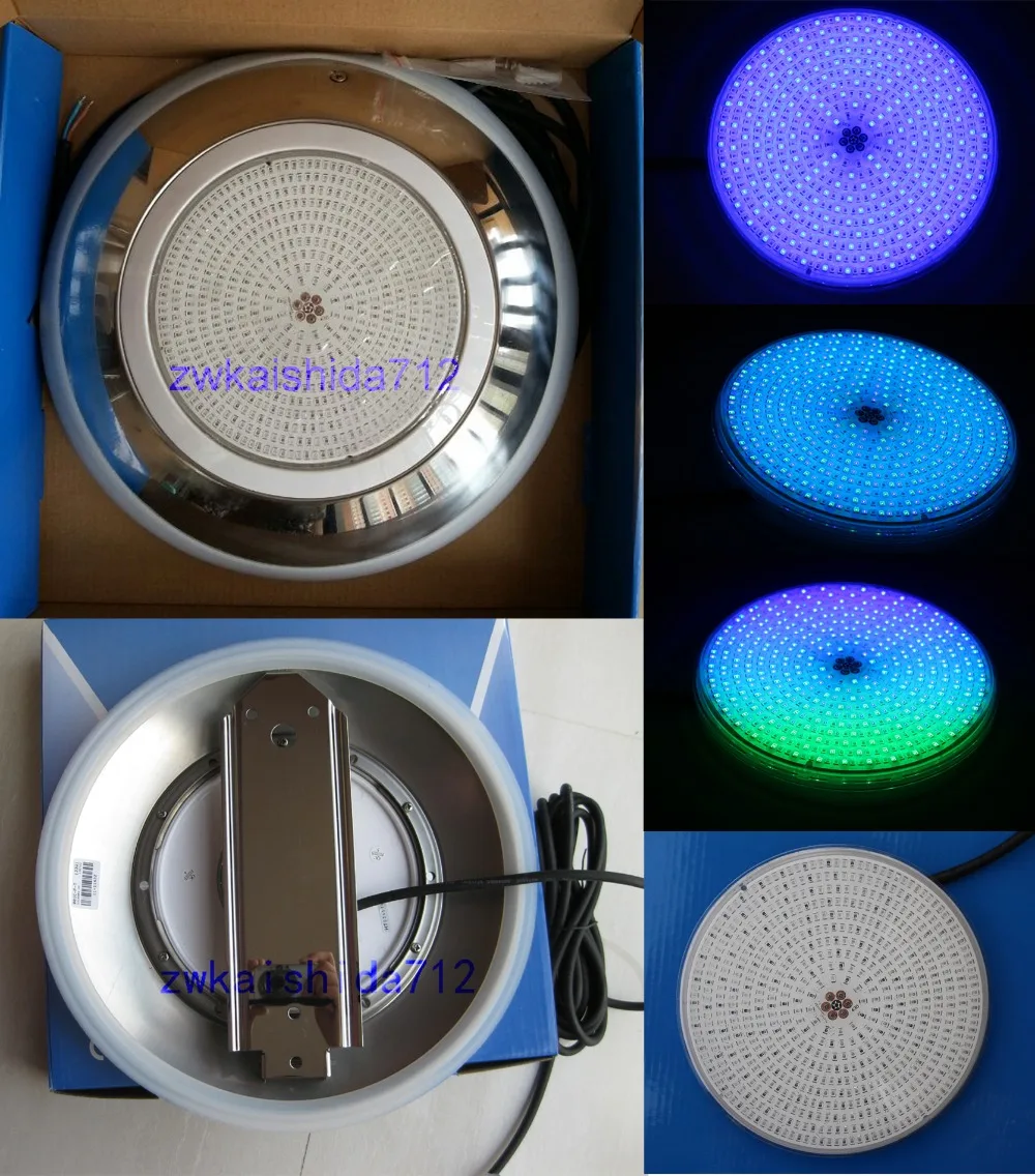 Подводный светодиодный светильник для бассейна HT SMD30W 12 В RGB из нержавеющей стали