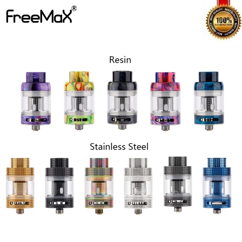 Оригинальный Freemax Fireluke Mesh Vape Tank 3 мл 316L электронная сигарета 510 атомайзер Смола