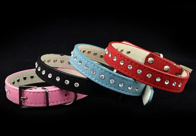 L15_New_arrival_Pet_cat_dog_Collar_Clear_Rhinestones_Diamante_Soft_Suede_Leather_Puppy_Cat_dog_Collar_supplies_ (6)