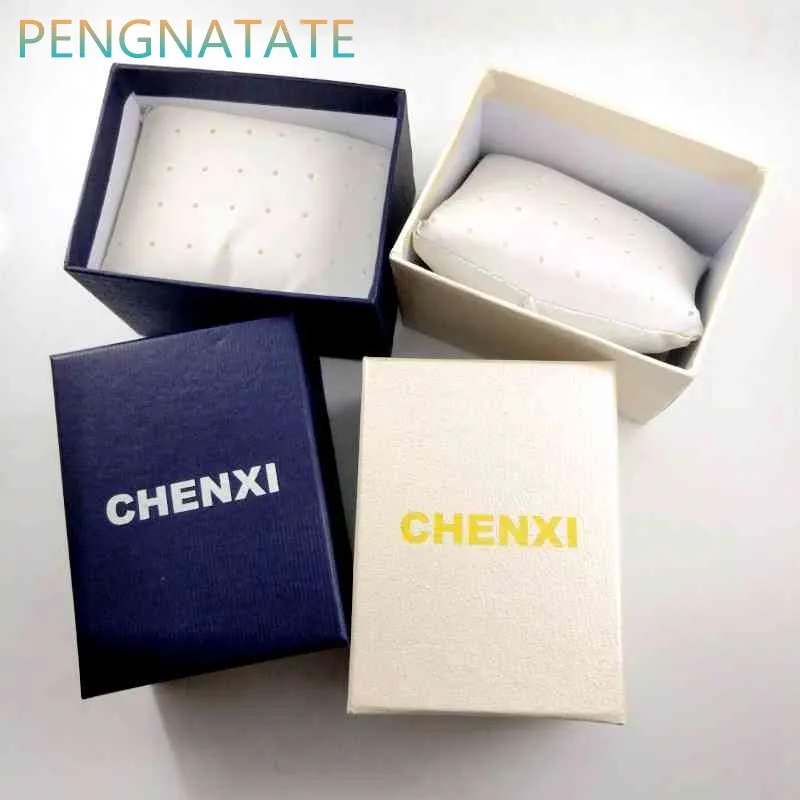 

1pcs CHENXI Brand Papery Watch Box Practical Papery Watches Box Gift Boxes have inside sponge Random color delivery PENGNATATE