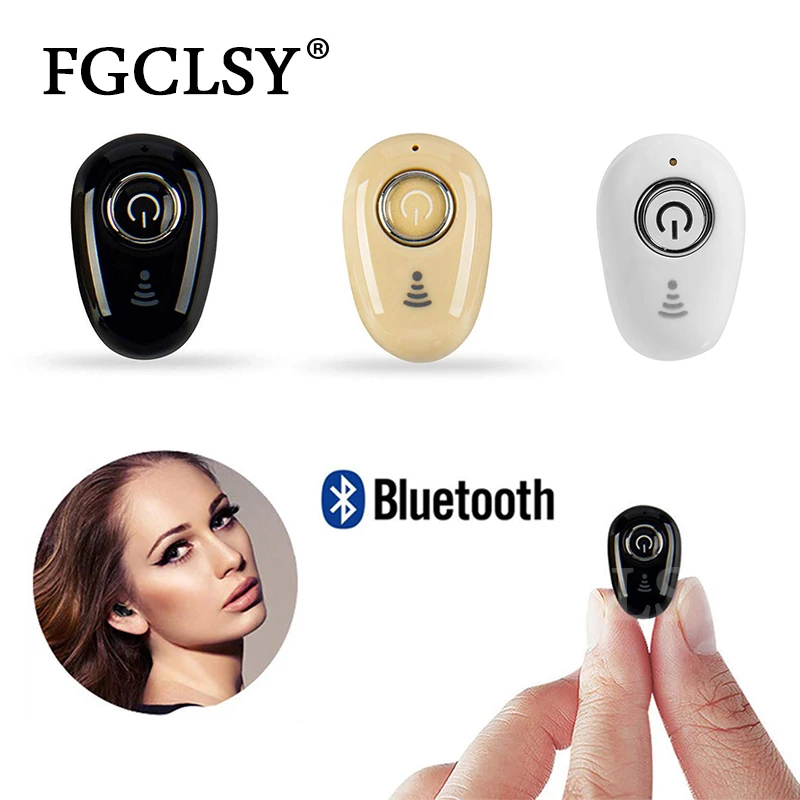 

FGCLSY Mini Bluetooth Earphone Stereo Handsfree Wireless Headset In-Ear Invisible Earbuds Earphone with Mic for iPhone Samsung