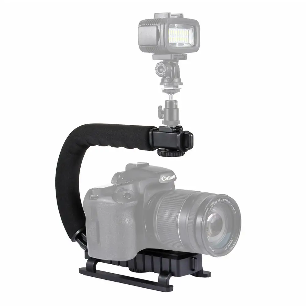Yiwa PULUZ U-Grip башмак с-образная одна рукоятка Стабилизатор камеры аксессуары для фотосъемки
