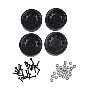 

4pcs 1.9inch Beadlock Wheel Rims Hub Spare Parts Accessories Hardware for 1/10 RC Car Crawler TRX4 Axial SCX10 90046 RC4WD D90