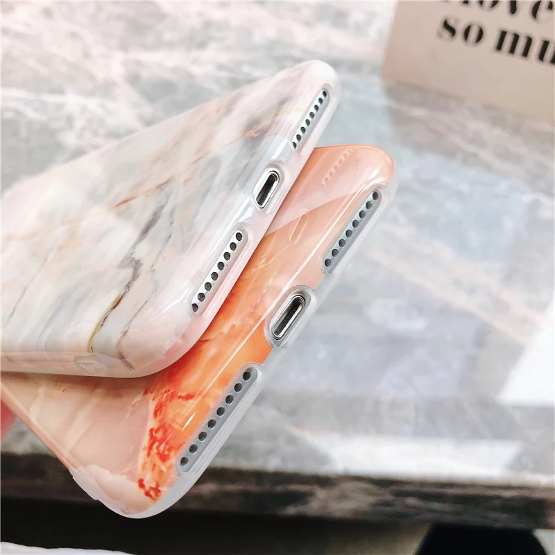 Винтажный мраморный чехол для iphone XS Max XR 11 с гранитной окраской из ТПУ Iphone 8 7 Plus X 6 6S