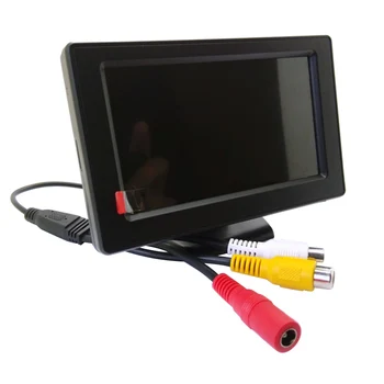 

4.3 Inch Car Display Hd Visual Reversing Image System LCD Car Monitor Foldable Monitor Display Reverse Camera Parking System