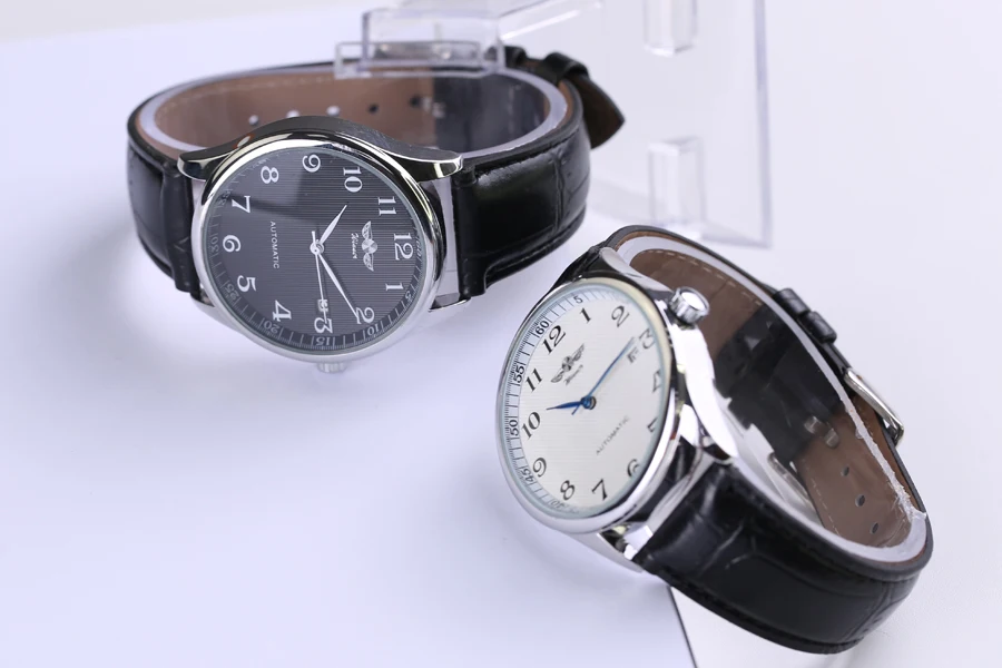 Часы WINNER Классические Мужские автоматические механические часы с датой и