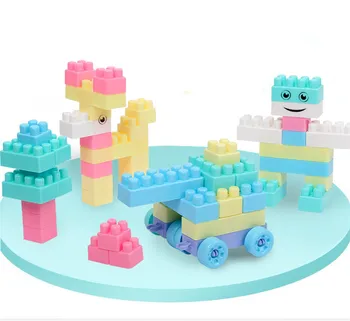 

100/300pcs Building blocks, animals assembling large particles children early childhood education Compatible all brand