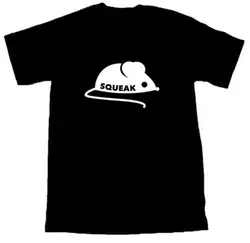 Крутая футболка с рисунком мышки, все размеры, черная футболка в стиле ретро, Мужская футболка унисекс, новая модная футболка