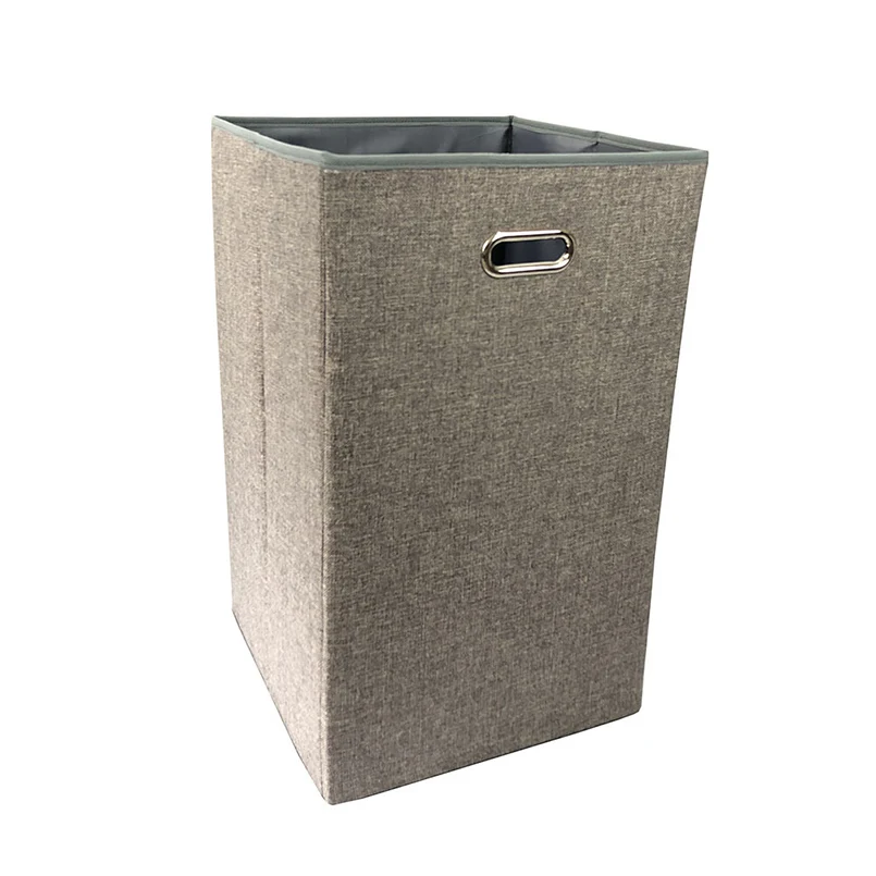 

Square Foldable Laundry Basket Picnic Basket With Handle Dirty Clothes Storage Bathroom Household Toy Box Utility