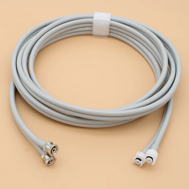 NIBP blood pressure cuff air hose and connector for Nihon Kohden/Invivo/MDE/Kontron/Critikon/Spacelabs,TPU extension dual tube-HTB1icnjUCzqK1RjSZFLq6An2XXaf-MPOWC