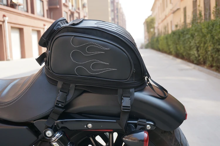 Harley & Cruiser   flame  tail Bag 3