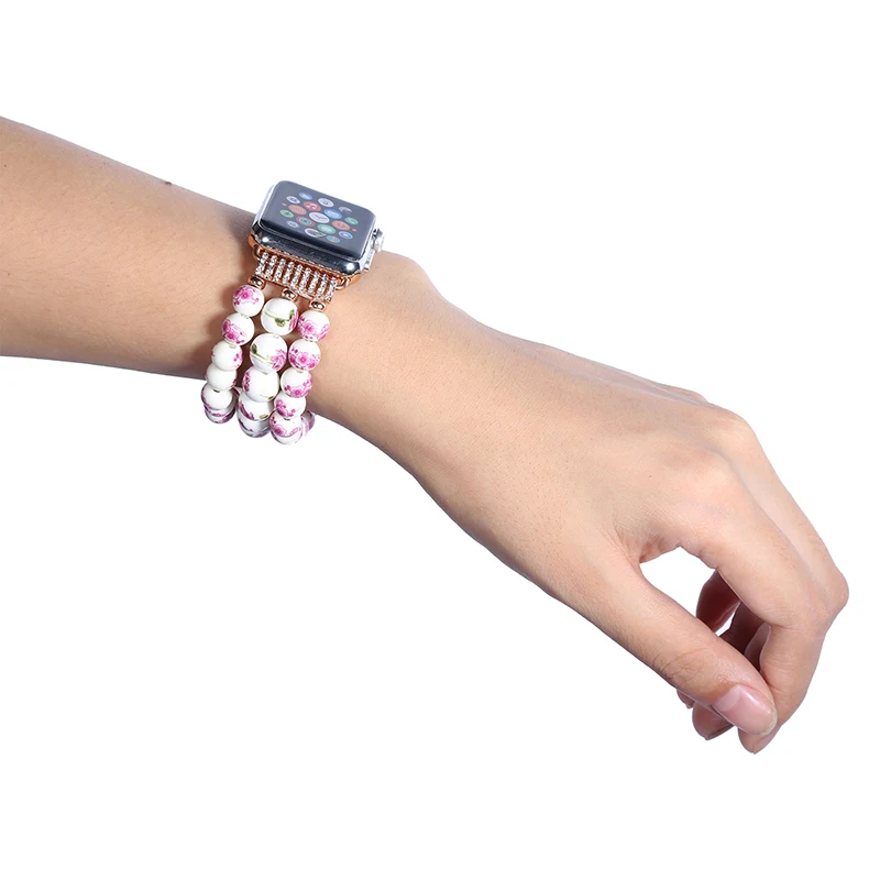 Керамический ремешок для часов Apple Watch 44 мм 38 42 40 iwatch series 5 4 3 2 умный часов|Ремешки