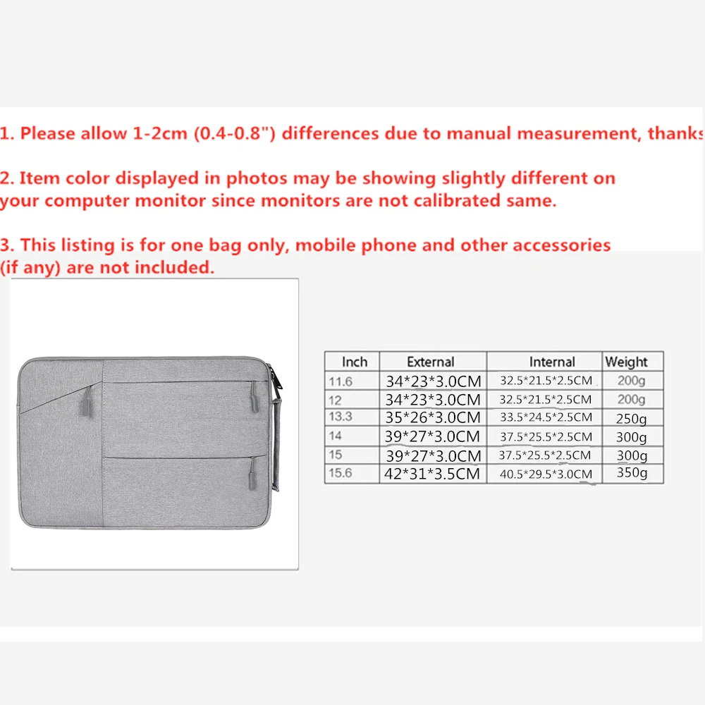 Сумка для ноутбука Macbook Air Pro Retina 11 12 13 14 15 6 дюймов Чехол PC чехол планшета Xiaomi HP