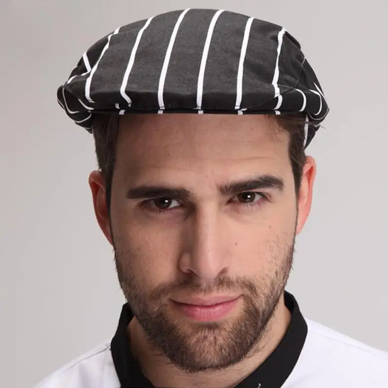 Buy Cool Chef Hats Cafe Waiter Uniform Beret Plaid