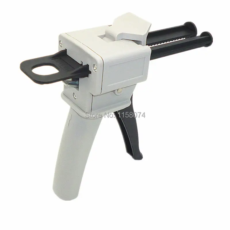 

50ml Two Component AB Glue Dispensing Gun Caulking Cartridge Dispenser Mixed 1:1 And 2:1 AB Epoxy Glue Gun Applicator Glue New
