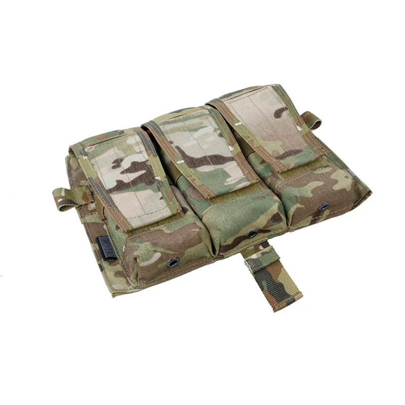 TMC Tactical TRI Pouch Front Panel Mag Pouch Triple Magazine Pouch For AVS Airsoft Tacitcal Gear 3153