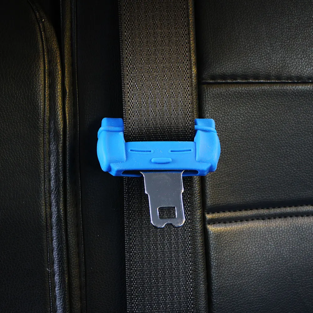 Carmilla Car Seat Safety Belt Buckle Silicon Protector Cover for Skoda Octavia Fabia Rapid for VW Tiguan Passat Polo Jetta Golf