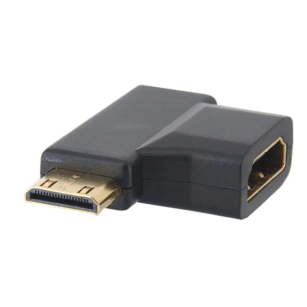 Micro HDMI Male Mini to 1 4 Female 90 градусов 2в1 комбинированный адаптер|Компьютерные кабели и