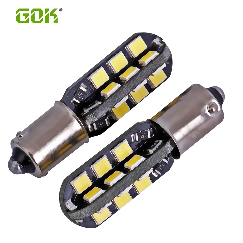 

4pcs BA9S Led 24 Smd T4W CANBUS Led Error Free Interior Car H6W BAY9S 2835 Light White Led Bulb 12V Signal Lamp License Plates