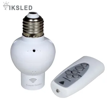

Wireless Remote Control Light Durable E27 Screw Lamp Bulb Holder Cap Socket Switch LED Bulbs Tubes New On/Off Night light Bases