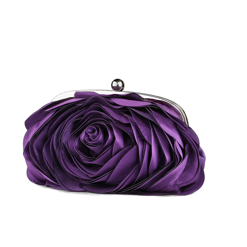Vintage Ladies Floral Evening Bag Woman Fashion Rose Flower Chain Hand Bag Wedding Party Clutch Dinner Small Purse bolso XA140H Vintage Ladies Floral Evening Bag Woman Fashion Rose Flower Chain Hand Bag Wedding Party Clutch Dinner Small Purse bolso XA140H