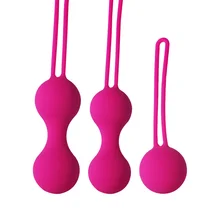 Safe Silicone Kegel Balls Set Muscle Trainer Vaginal Ben Wa Shrinking Ball Personal Massager Vibro Egg Female Exercise Machine