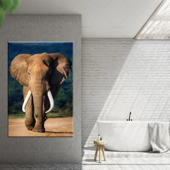 

Elephant Canvas Painting Wall Art Pictures Decor Poster Art Prints Animals On Canvas Decoration For Living Room Wall Picture