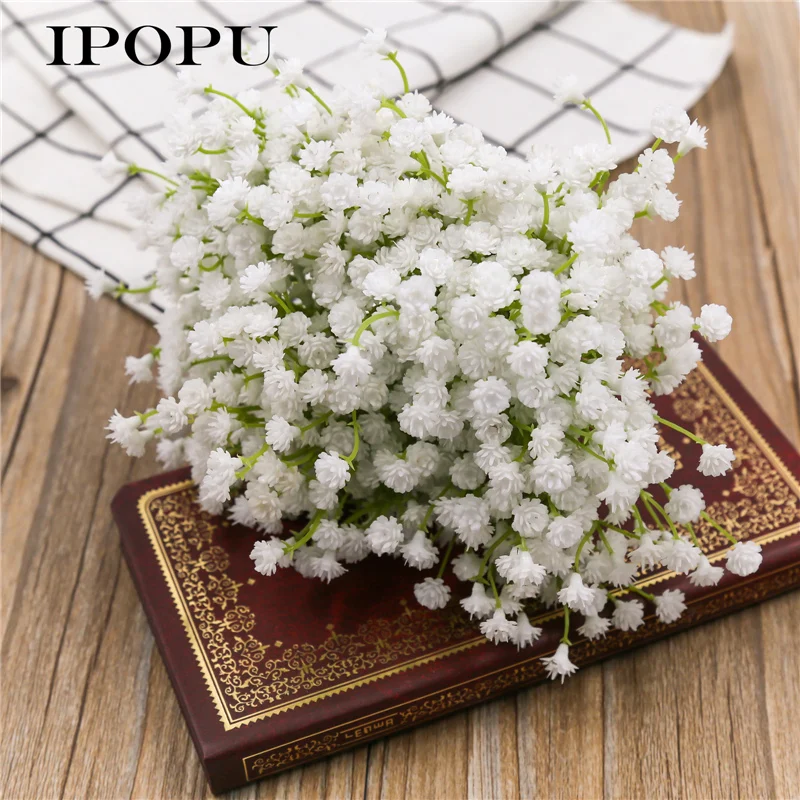 

18Pcs 486 heads bouquet high grade artificial flowers Babybreath Gypsophila art sky star plants home wedding decoration hot sale