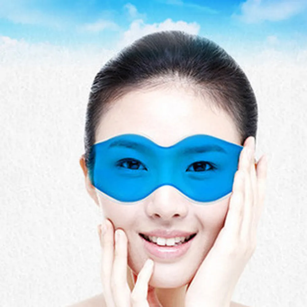 

Gel Ice Cool Eye Mask Pack Warm Heat Soothing Tired Eyes Headache Patch F1111