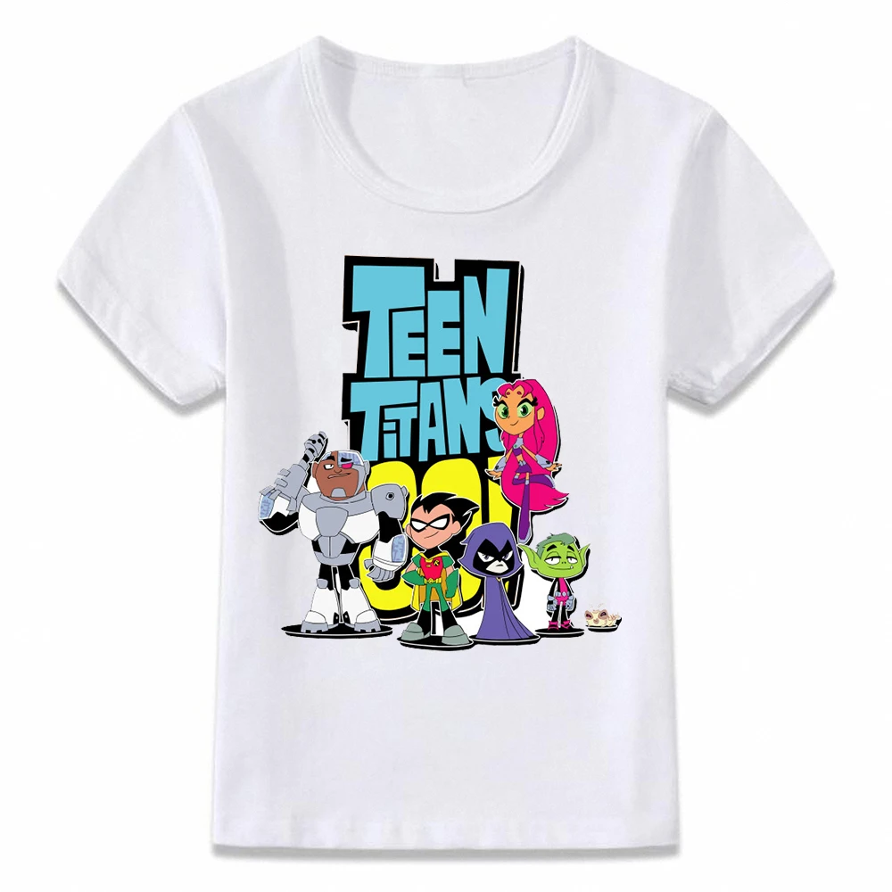 

Kids Clothes T Shirt Teen Titan Go Raven Robin Cyborg Children T-shirt for Boys and Girls Toddler Shirts Tee oal096