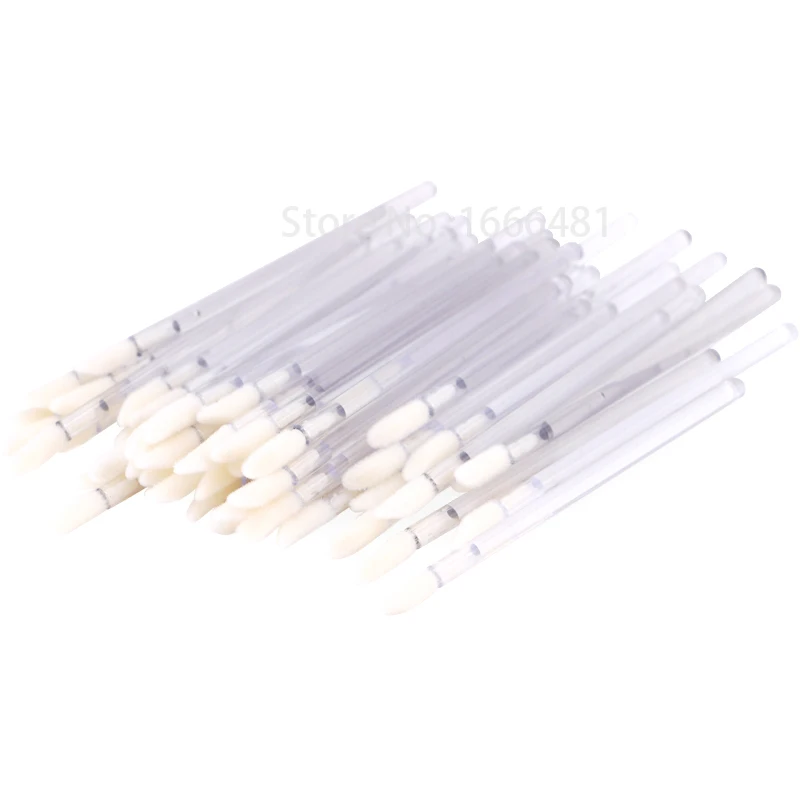 

200 Pcs/lot Disposable Lip Brush Gloss Wands Applicator Make Up Cosmetic Tool