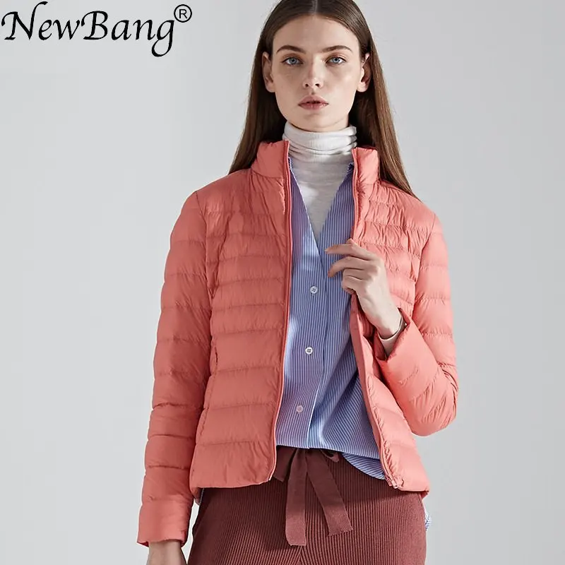NewBang Brand Down Coat female Ultra Light Down Jacket Women