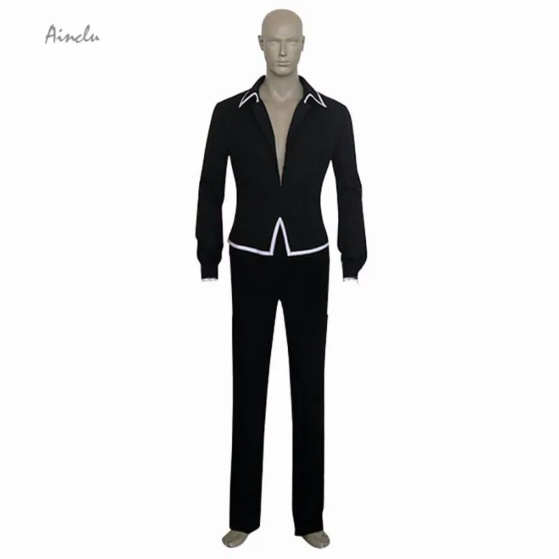 

Ainclu Customize for adults Free Shipping New Black Fruits Basket Hatsuharu Sohma Cosplay Costume Shirt Pants Brand Costumes